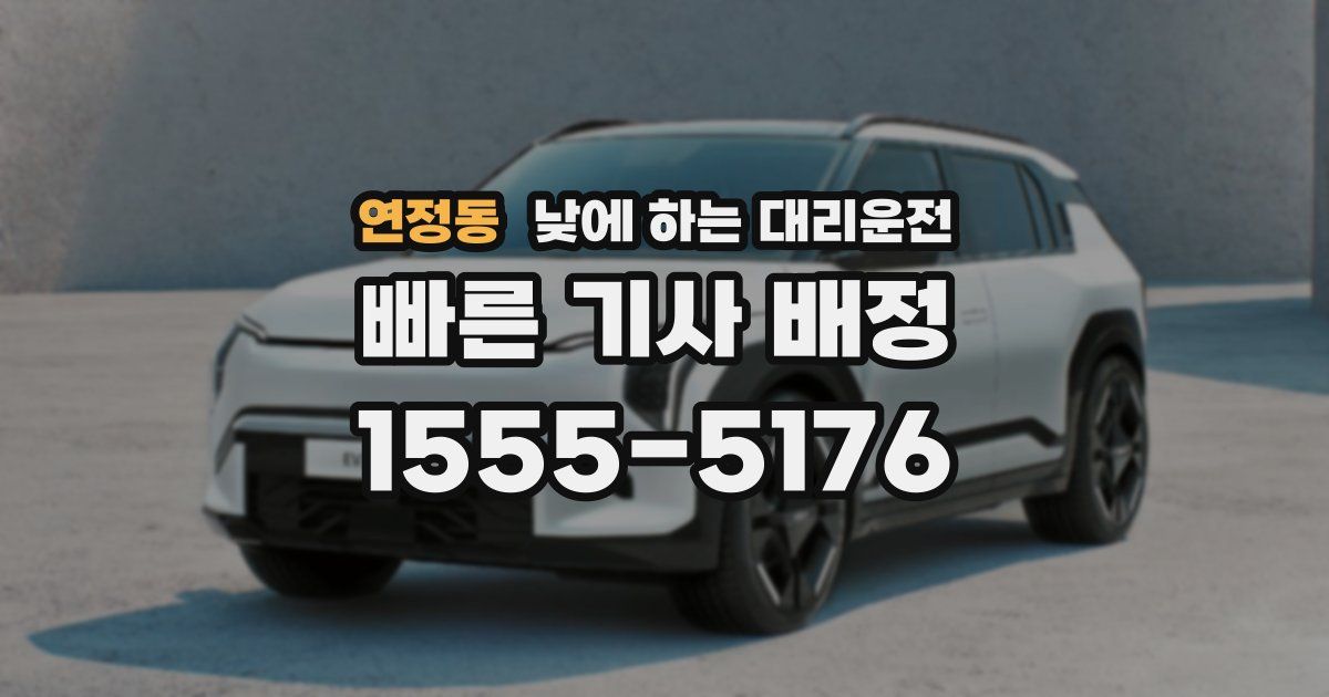 연정동 낮에 하는 대리운전