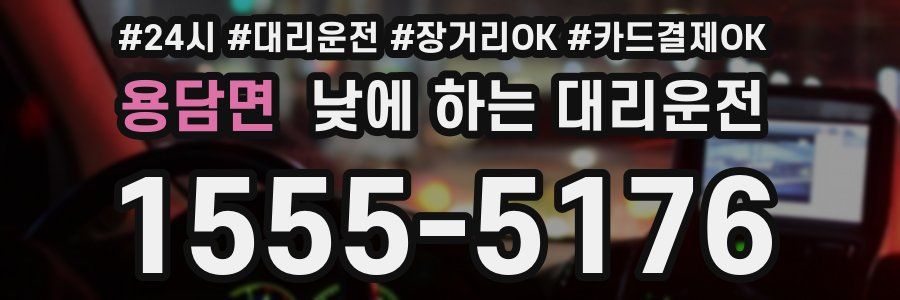 용담면 낮에 하는 대리운전