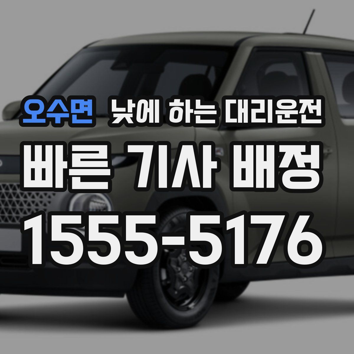 오수면 낮에 하는 대리운전