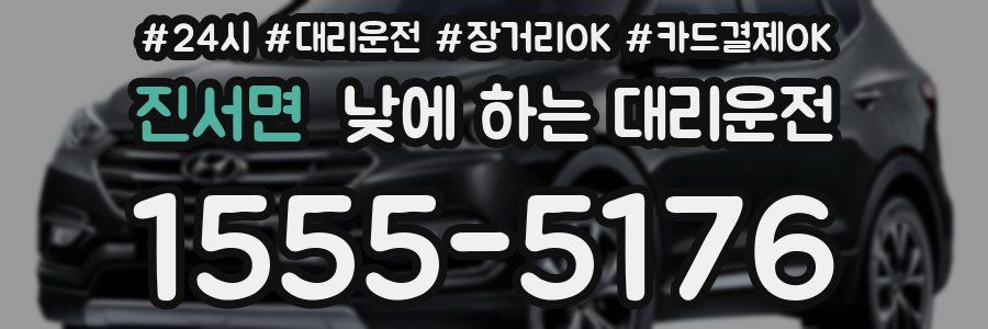 진서면 낮에 하는 대리운전