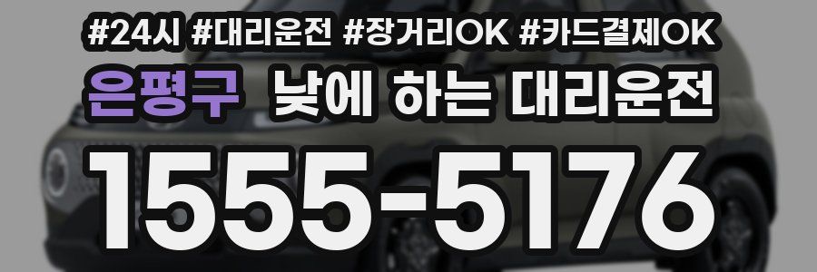 은평구 낮에 하는 대리운전