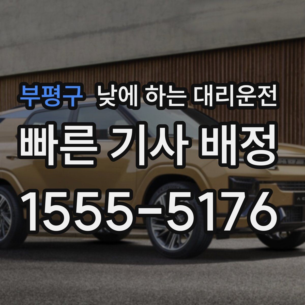 부평구 낮에 하는 대리운전 차량으로 팀 이동이 필요할 때 선택