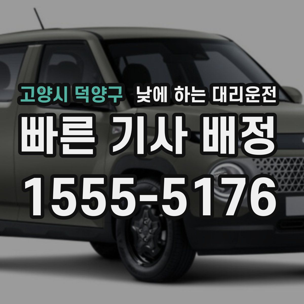 고양시 덕양구 낮에 하는 대리운전