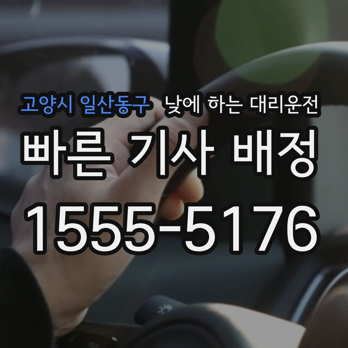 고양시 일산동구 낮에 하는 대리운전