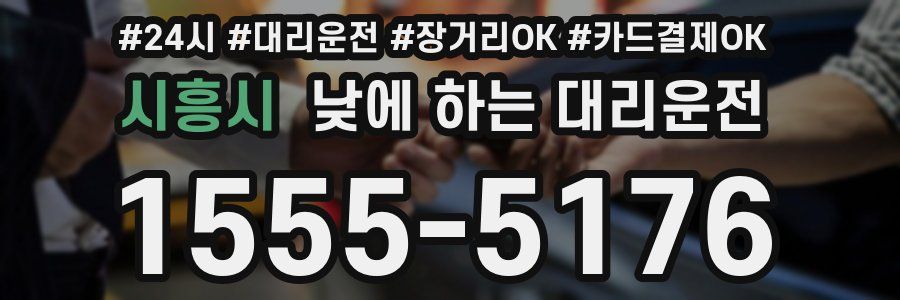 시흥시 낮에 하는 대리운전