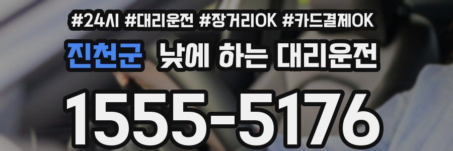 진천군 낮에 하는 대리운전
