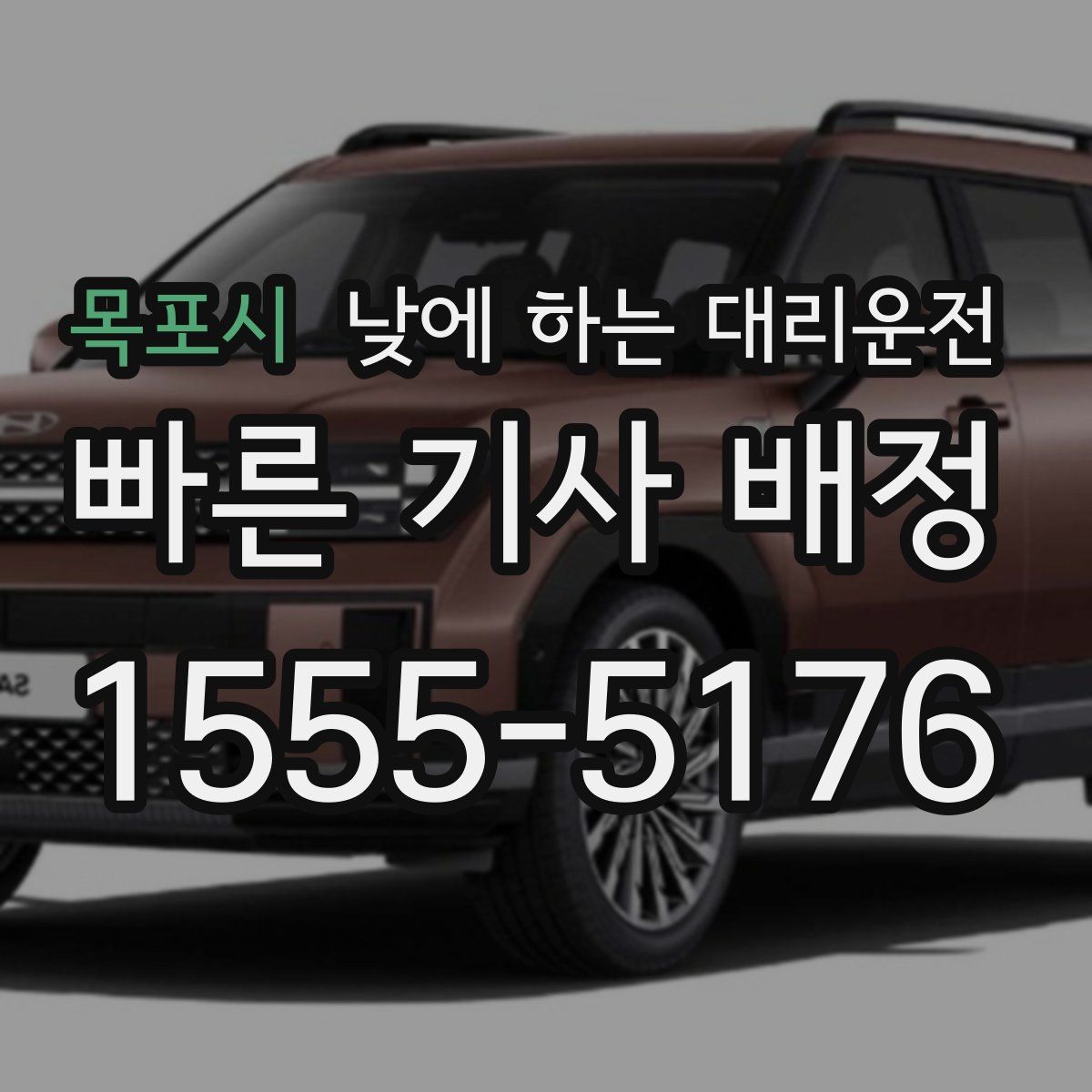 목포시 낮에 하는 대리운전