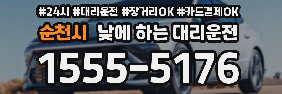 순천시 낮에 하는 대리운전