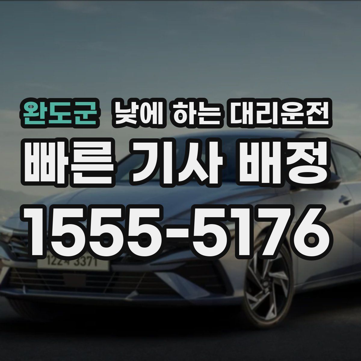 완도군 낮에 하는 대리운전