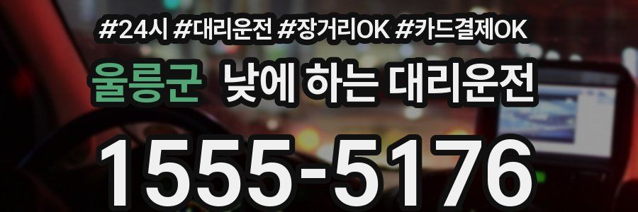 울릉군 낮에 하는 대리운전