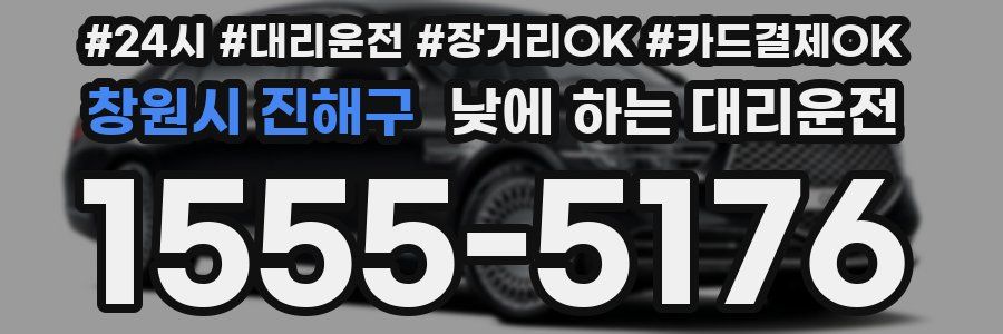 창원시 진해구 낮에 하는 대리운전
