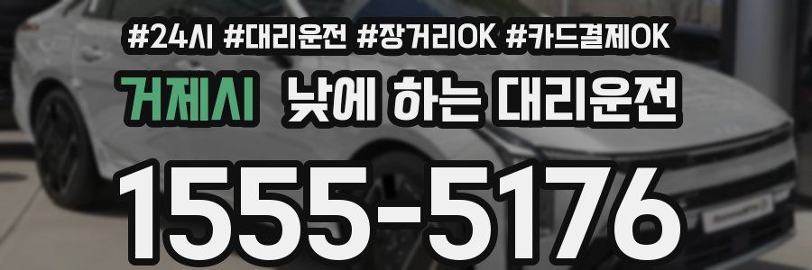 거제시 낮에 하는 대리운전