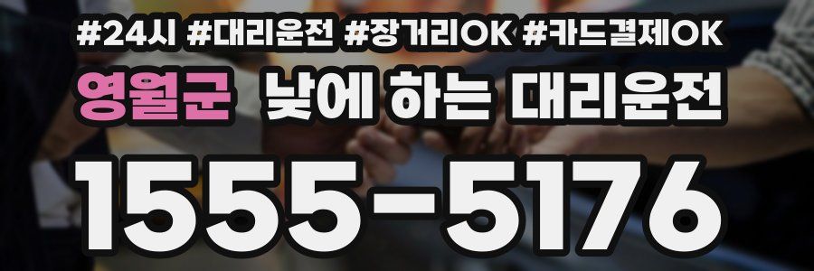 영월군 낮에 하는 대리운전