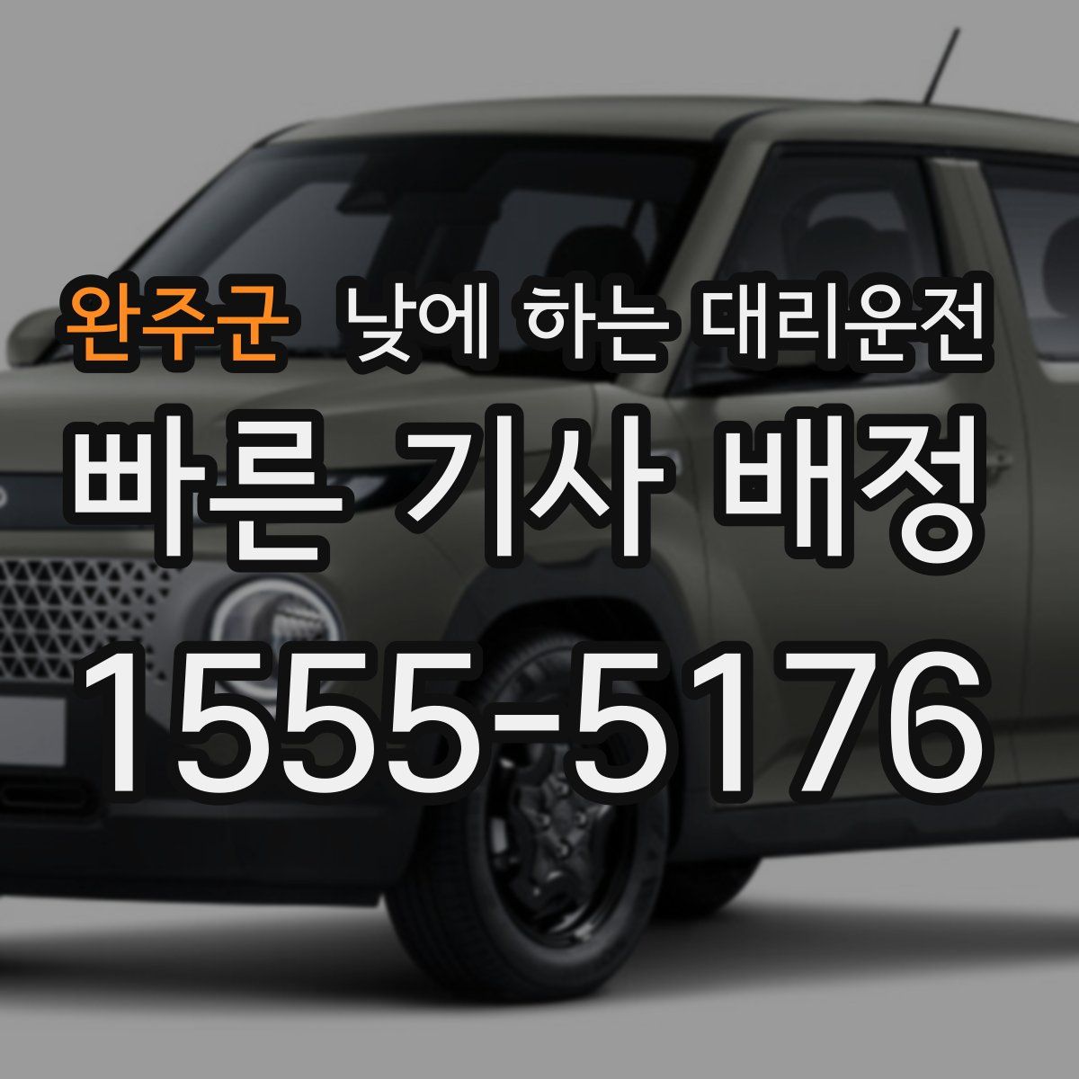 완주군 낮에 하는 대리운전