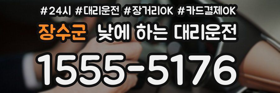 장수군 낮에 하는 대리운전