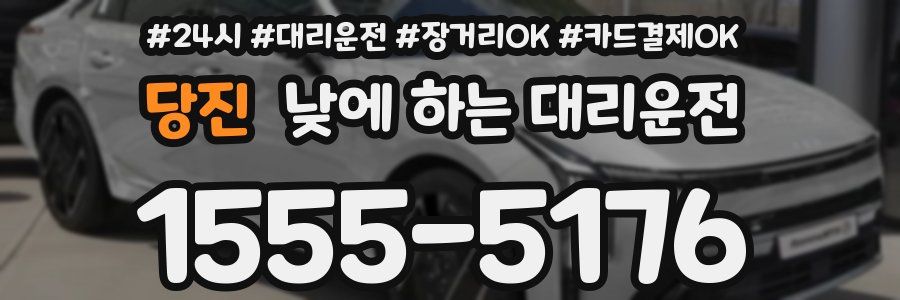 당진 낮에 하는 대리운전