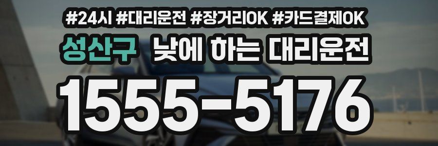 성산구 낮에 하는 대리운전