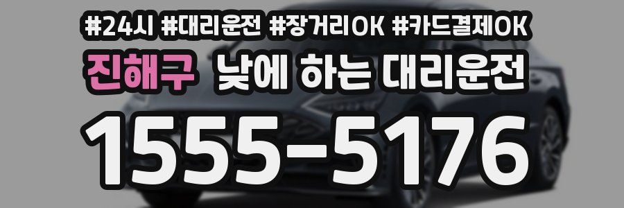 진해구 낮에 하는 대리운전