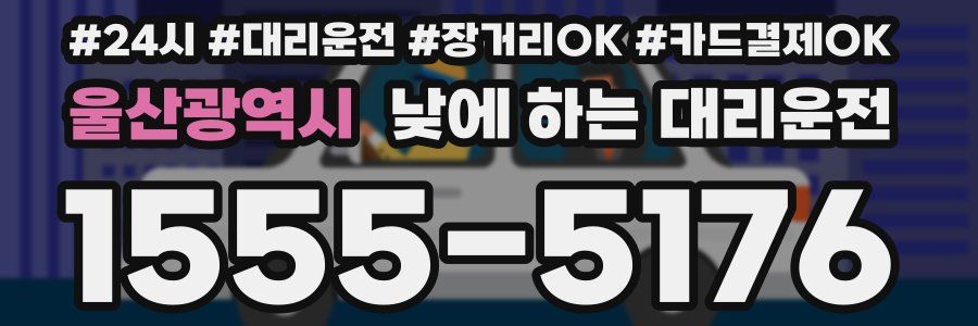 울산광역시 낮에 하는 대리운전