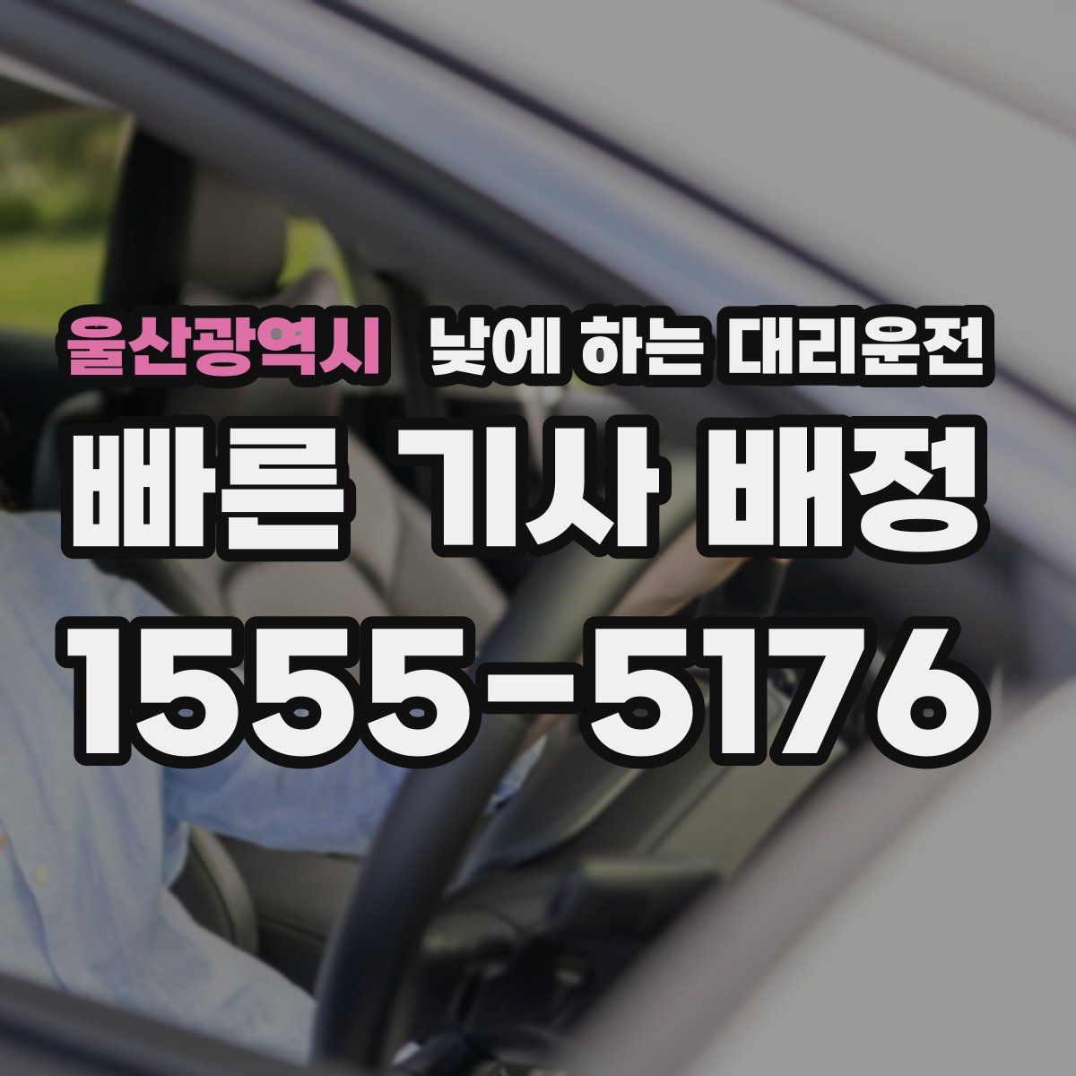 울산광역시 낮에 하는 대리운전