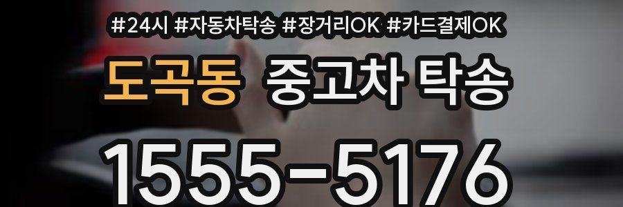 도곡동 중고차 탁송