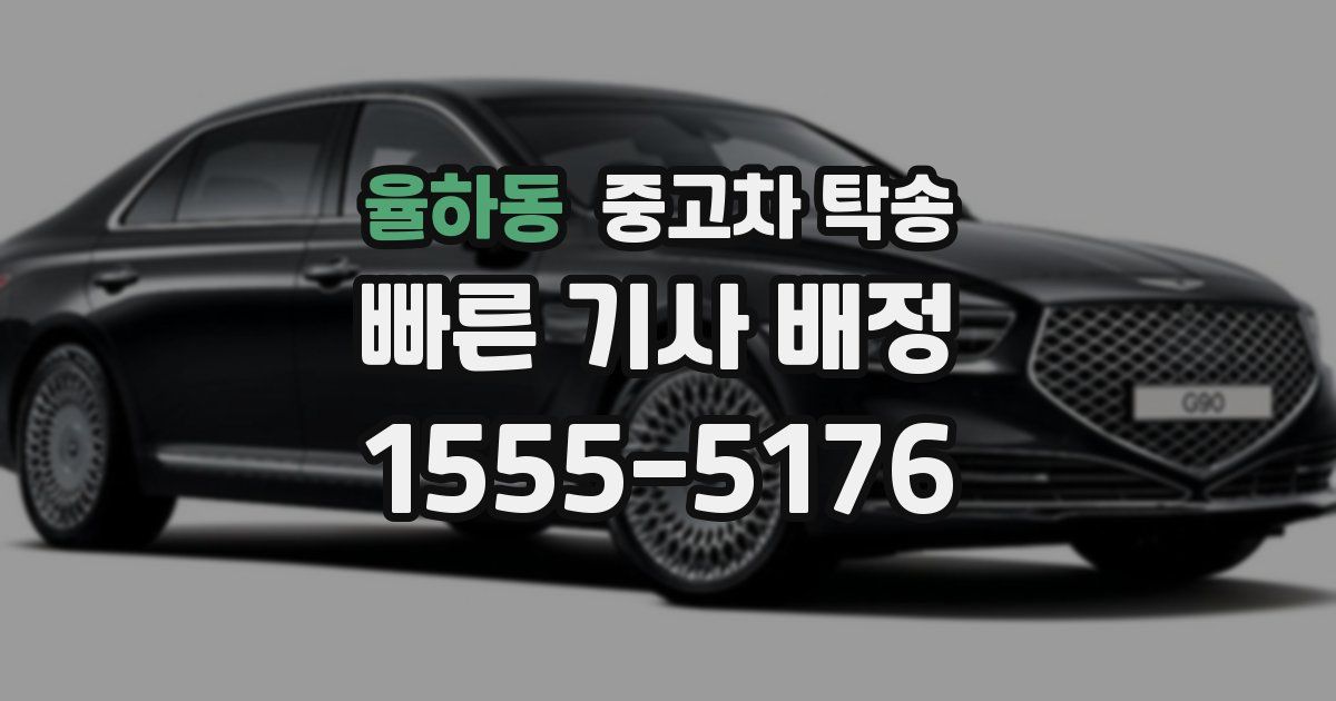 율하동 중고차 탁송