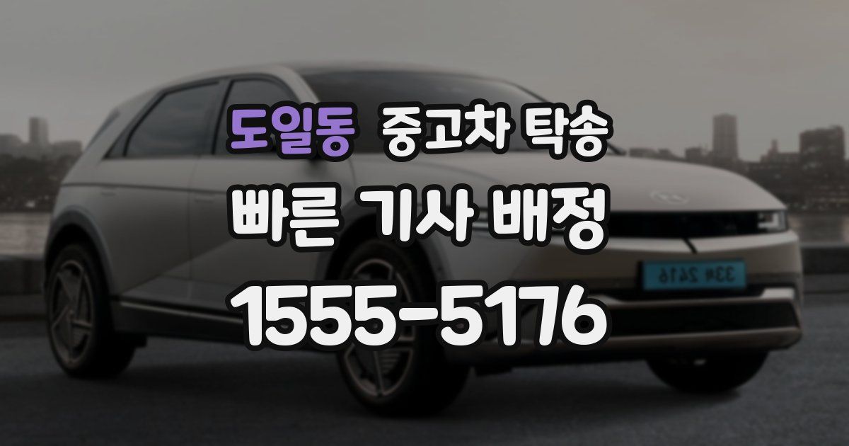 도일동 중고차 탁송