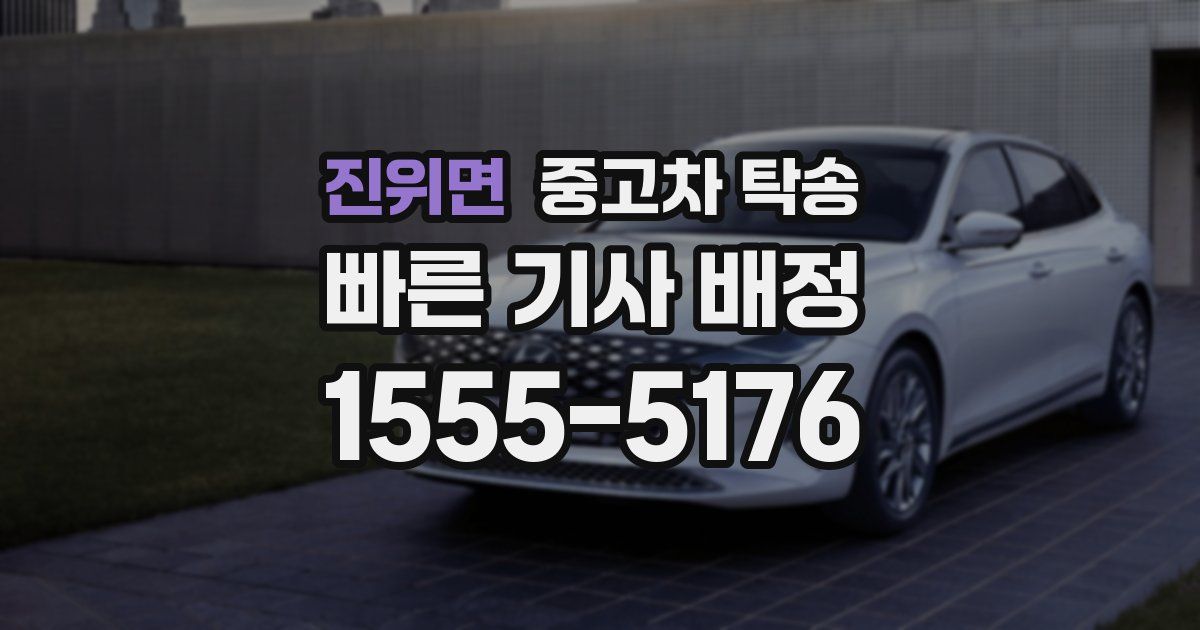 진위면 중고차 탁송