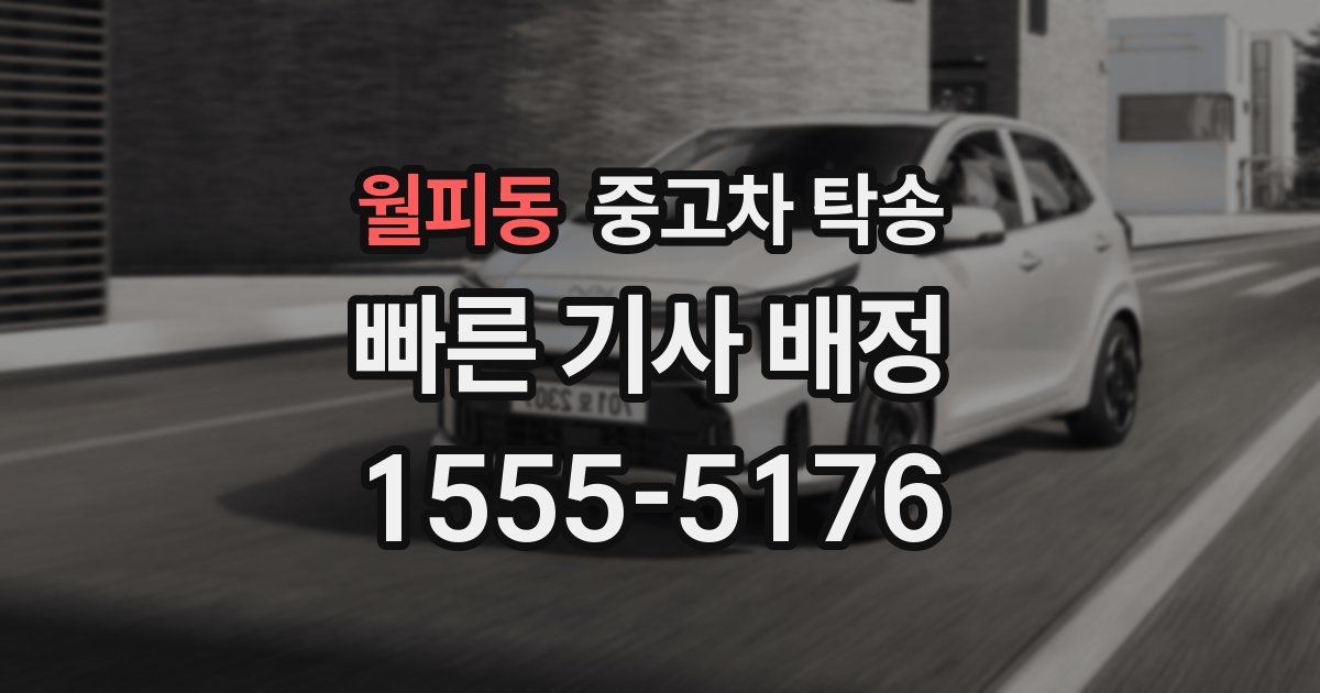 월피동 중고차 탁송