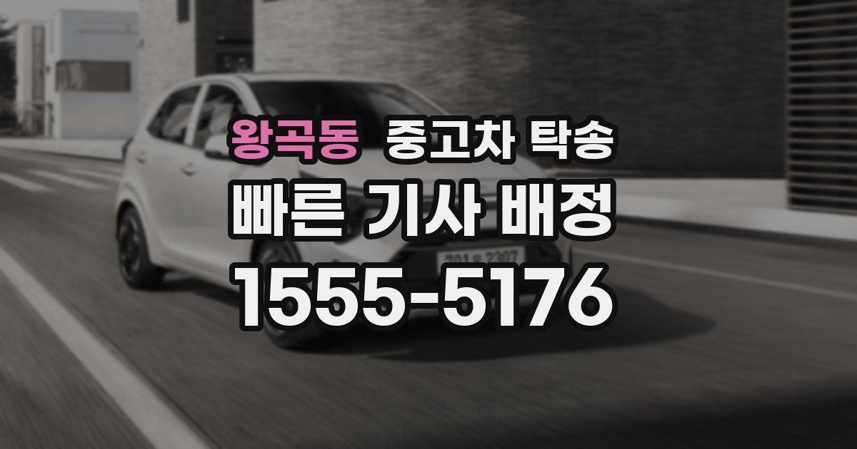 왕곡동 중고차 탁송