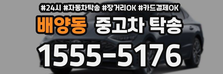 배양동 중고차 탁송