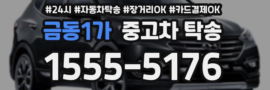 금동1가 중고차 탁송