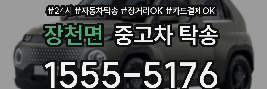 장천면 중고차 탁송