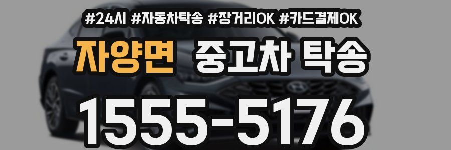자양면 중고차 탁송