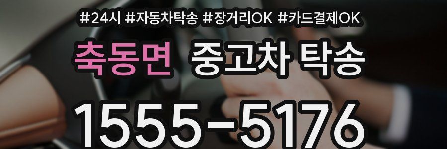 축동면 중고차 탁송
