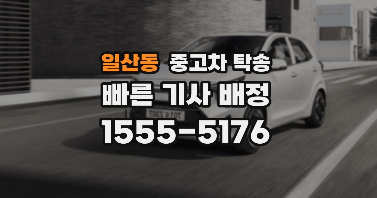 일산동 중고차 탁송