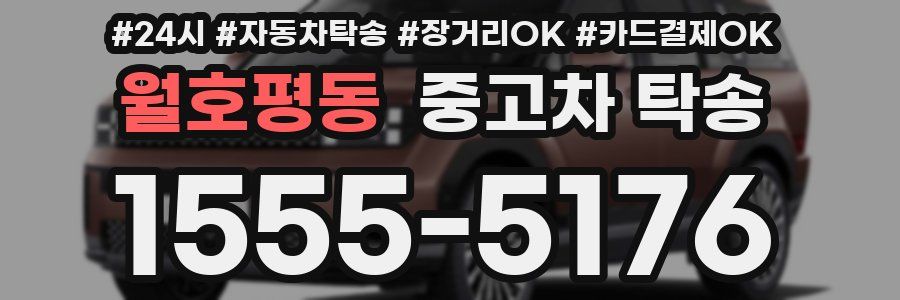 월호평동 중고차 탁송