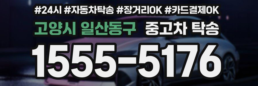 고양시 일산동구 중고차 탁송