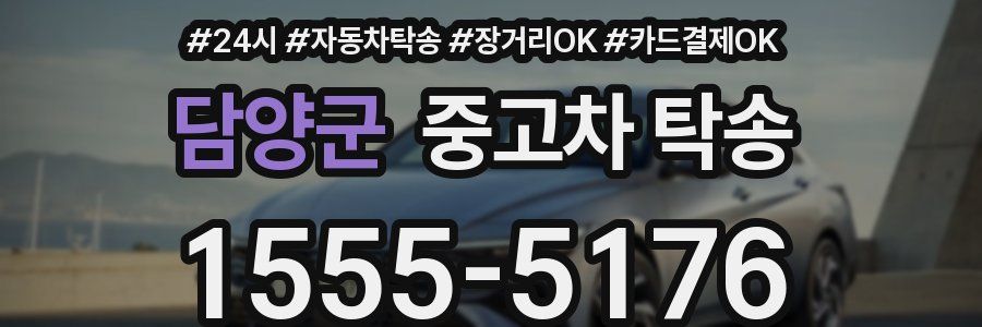 담양군 중고차 탁송