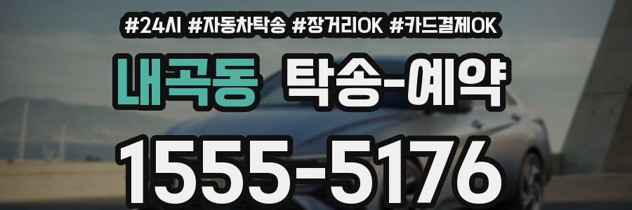 내곡동 탁송 예약