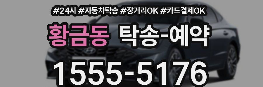 황금동 탁송 예약