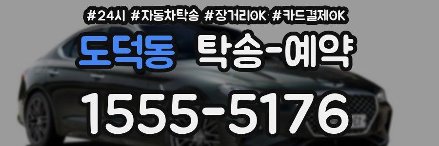 도덕동 탁송 예약