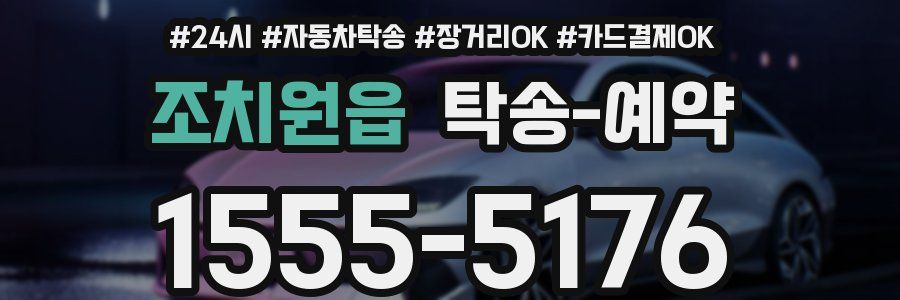조치원읍 탁송 예약