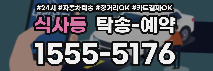 식사동 탁송 예약