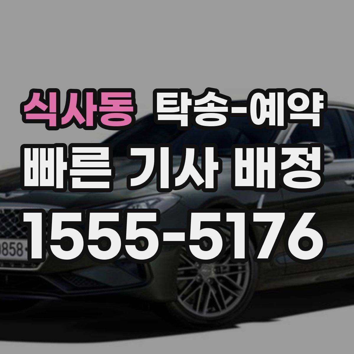 식사동 탁송 예약
