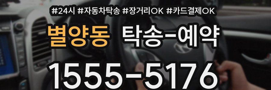 별양동 탁송 예약