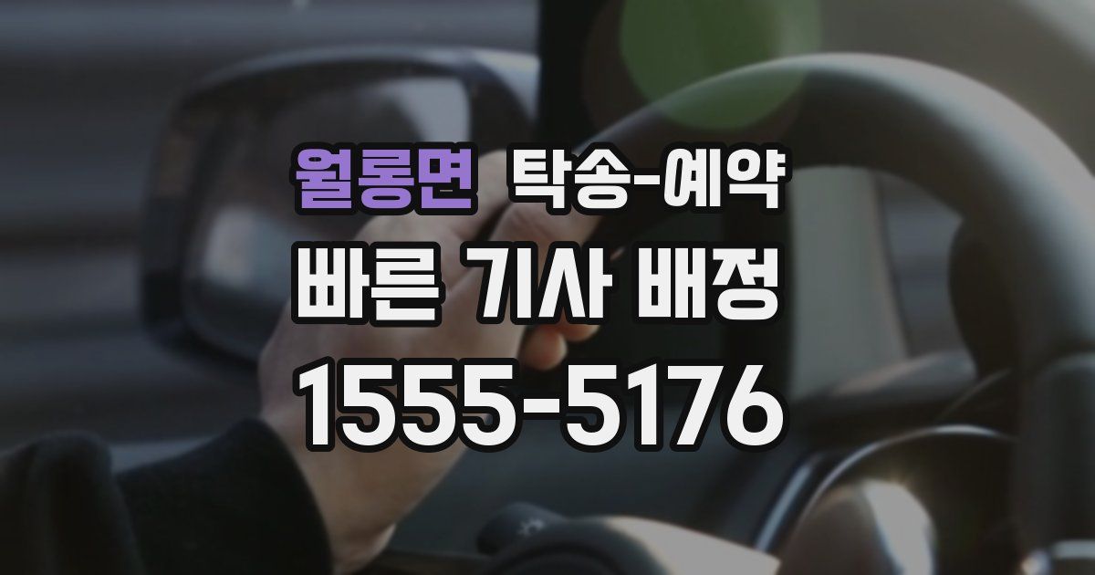 월롱면 탁송 예약