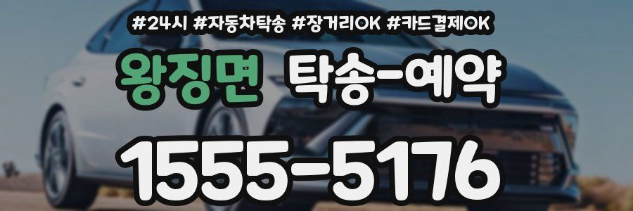왕징면 탁송 예약