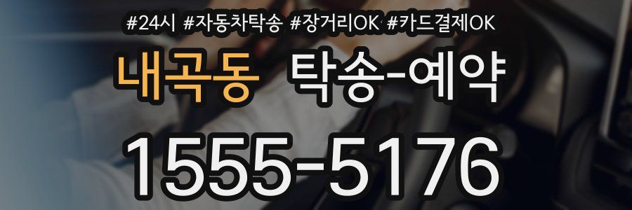 내곡동 탁송 예약