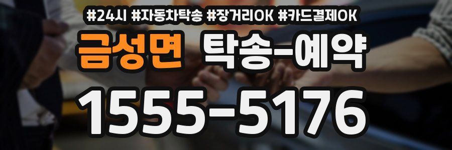 금성면 탁송 예약